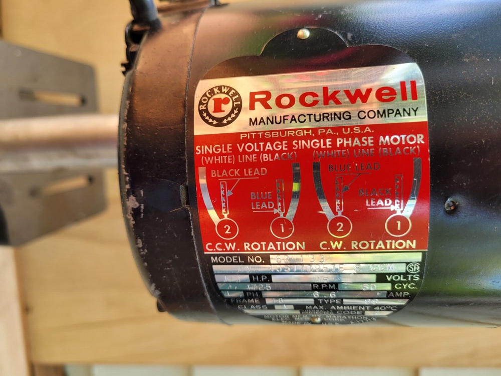Rockwell 11-100 Benchtop Drill Press - Complete, Original