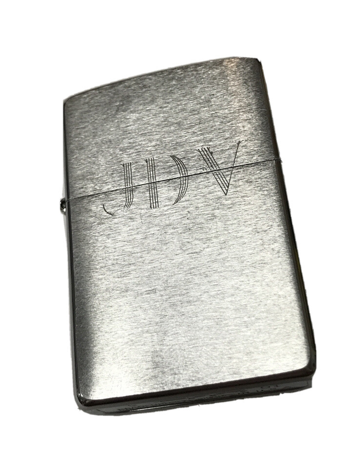 ZIPPO 2001 POCKET LIGHTER PERSONALIZED JDV