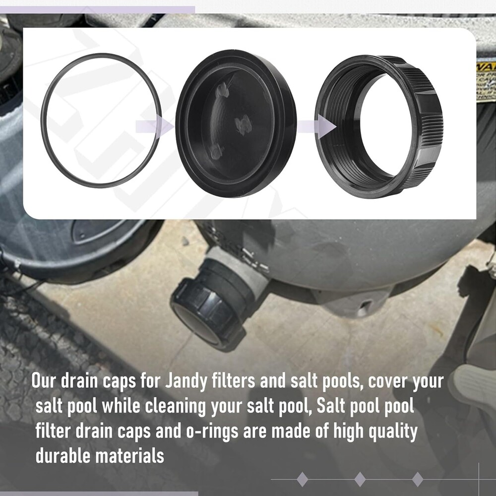 R0523000 Filter Drain Cap Assembly Fits Zodiac - Jandy DEV Series Pool Filter