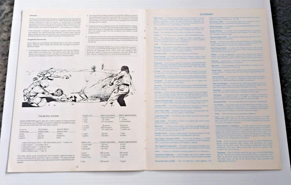 TSR STAR FRONTIERS ALPHA DAWN BASIC GAME RULES & ALPHA DAWN EXPANDED GAME RULES