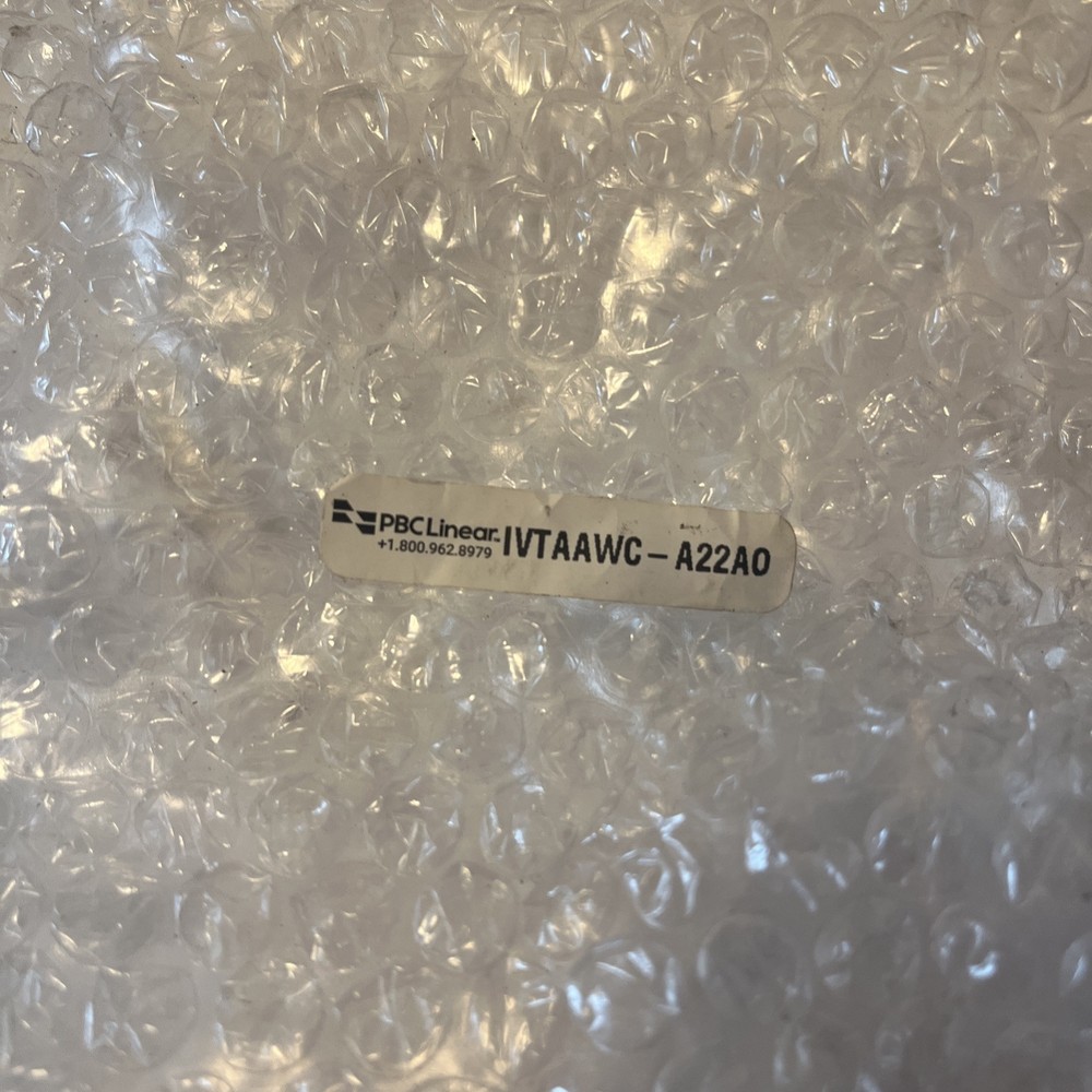 PBC Linear IVTAAWC - A22A0 linear guide NOS