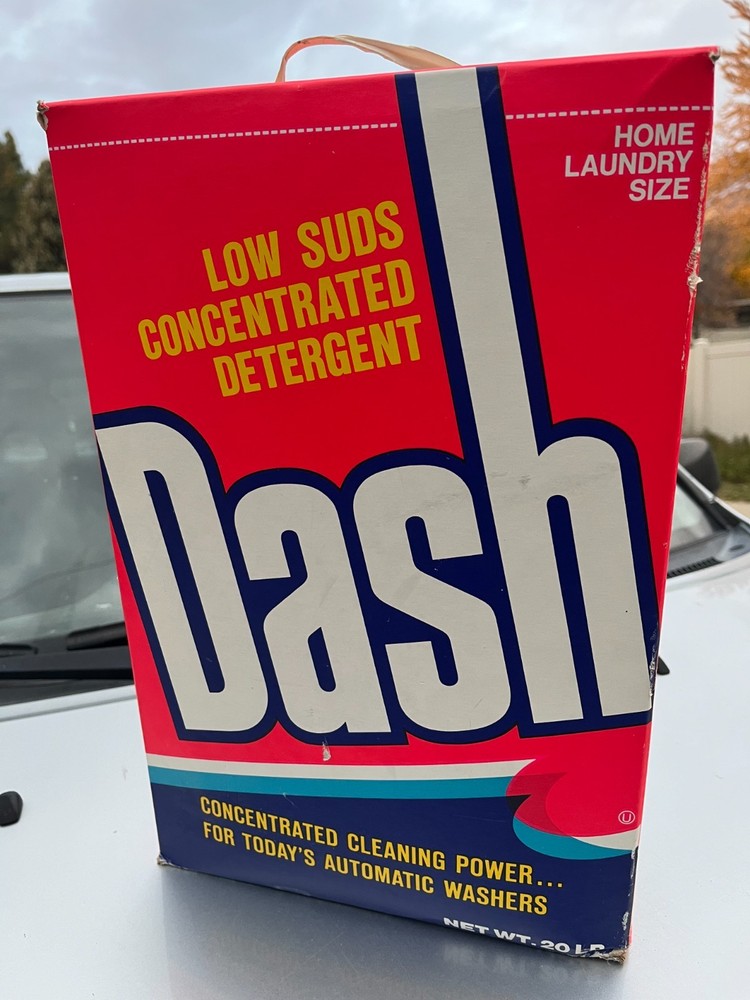 NOS 20-Pound Box Dash Laundry Detergent UNOPENED