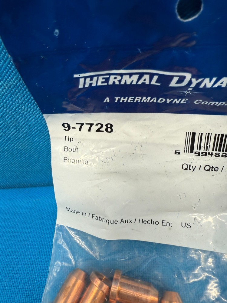 Genuine Thermal Dynamics 9-7728 10-Pack Plasma Cutting Nozzle Tip