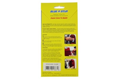 Grid Pattern Auto Lens Repair Kit () Clear