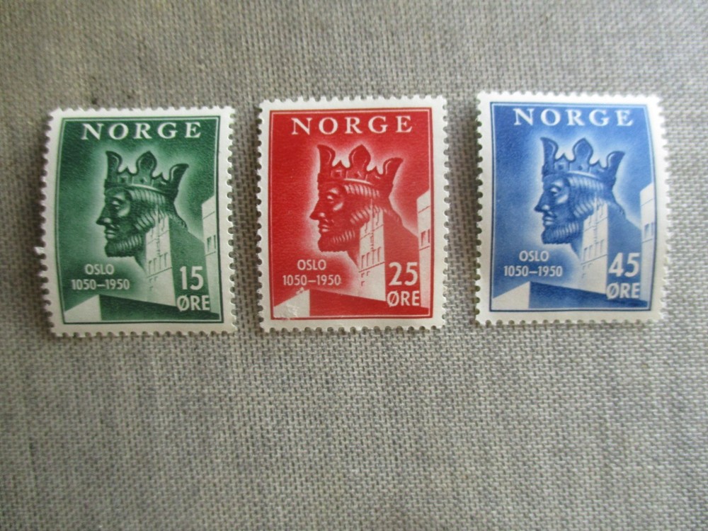Norway, Scott# 304-306, MNH