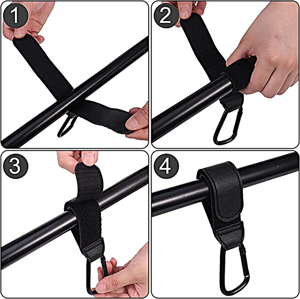 2PCS Stroller Hook Accessories Multipurpose Stroller Bag Hook Award Winning L...