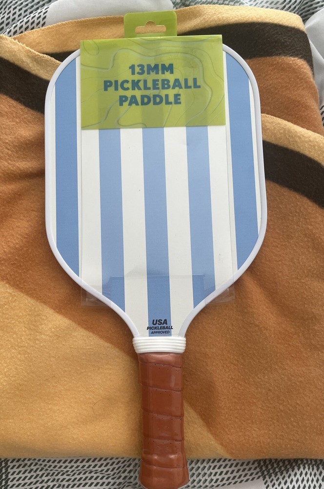 Sakar Double Sided Pickleball Paddle White Stripe/Floral