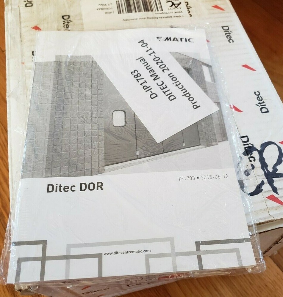 Ditec - Entrematic Door Operator DITEC DOR