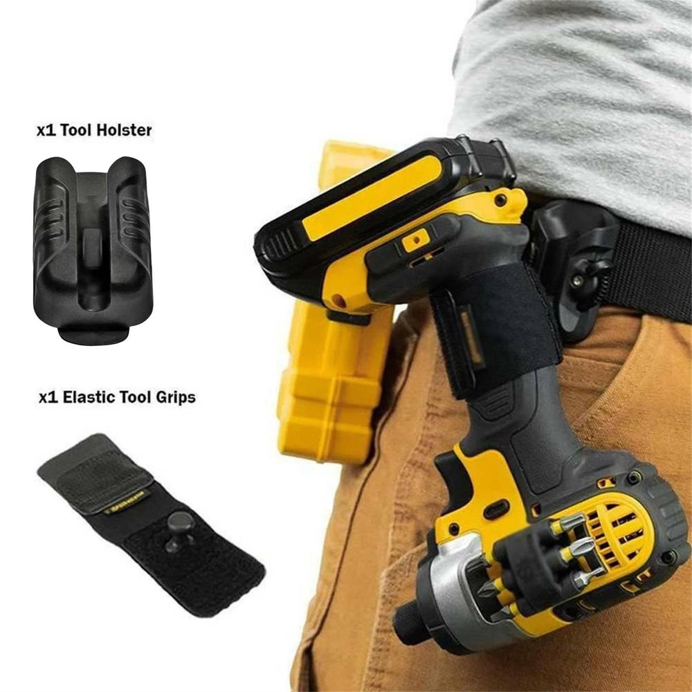 Tool Holster Handle Set Hammer Holder Holster Tool Belt Pouch Safety Lock System
