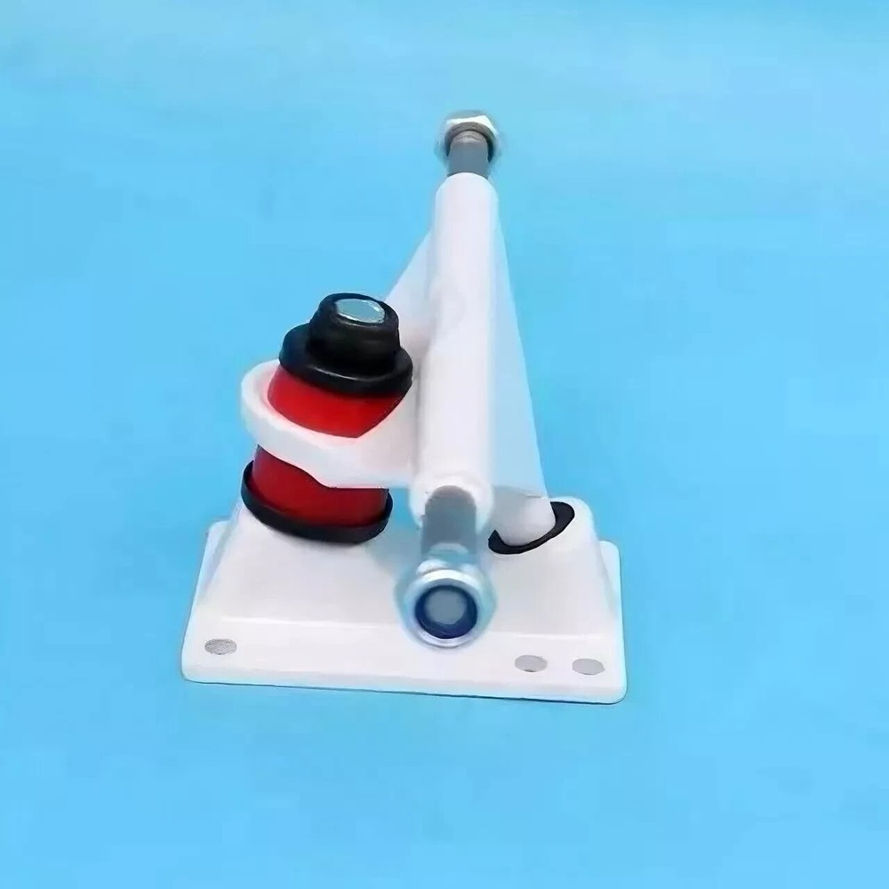 1 Pieces Skateboard Trucks White Set