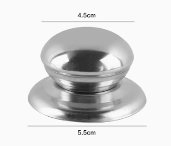 Universal Kitchen Cookware Replacement Stainless Pot Lid Handle Pan Cover Knob