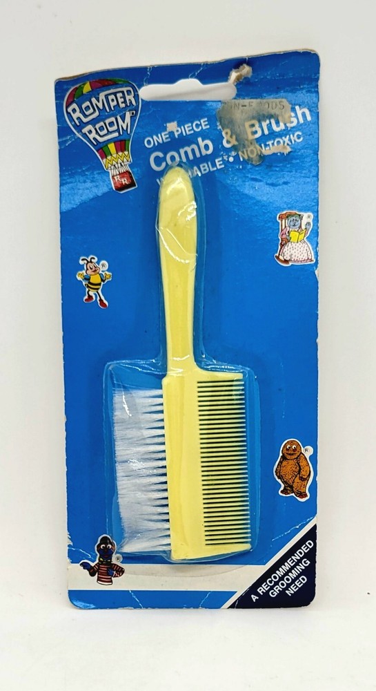 Vintage 1987 Romper Room Comb and Brush