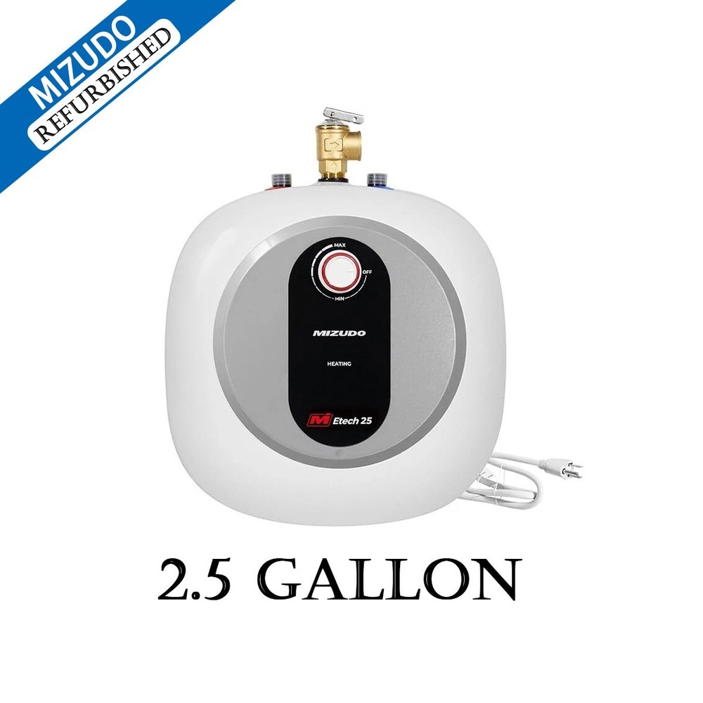 Mini-Tank Water Heater Electric 2.5 Gallon Under Sink Instant Hot Water Heater