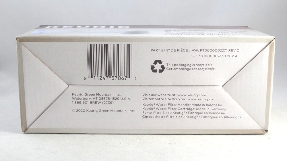 Keurig Short Handle Water Filter Starter Kit