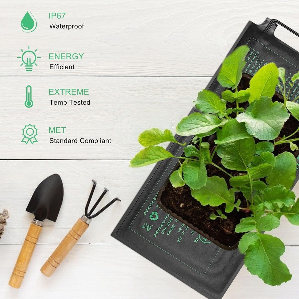 Consistent Heating Mats for Indoor Seed Starting, Fermentation & Terrariums