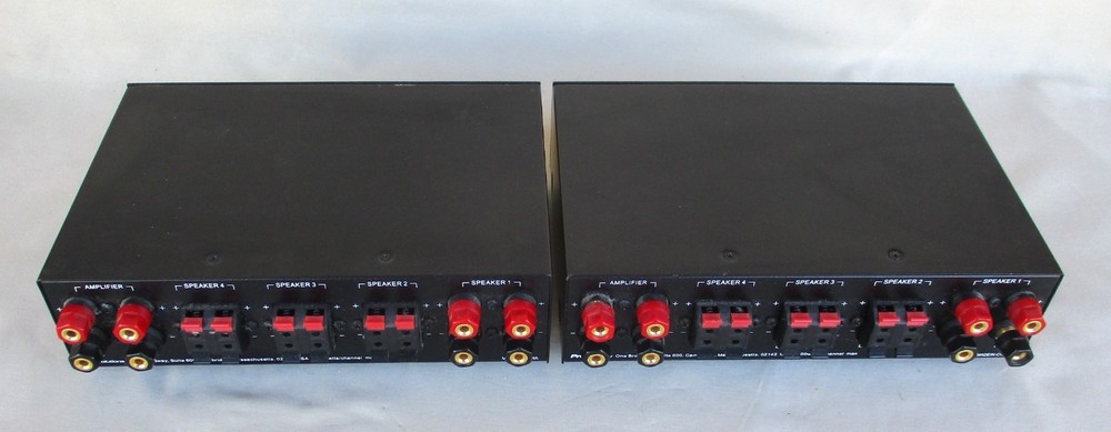 2 ProSolutions SBX4 4-Channel Speaker Selector 100W Max Per Channel