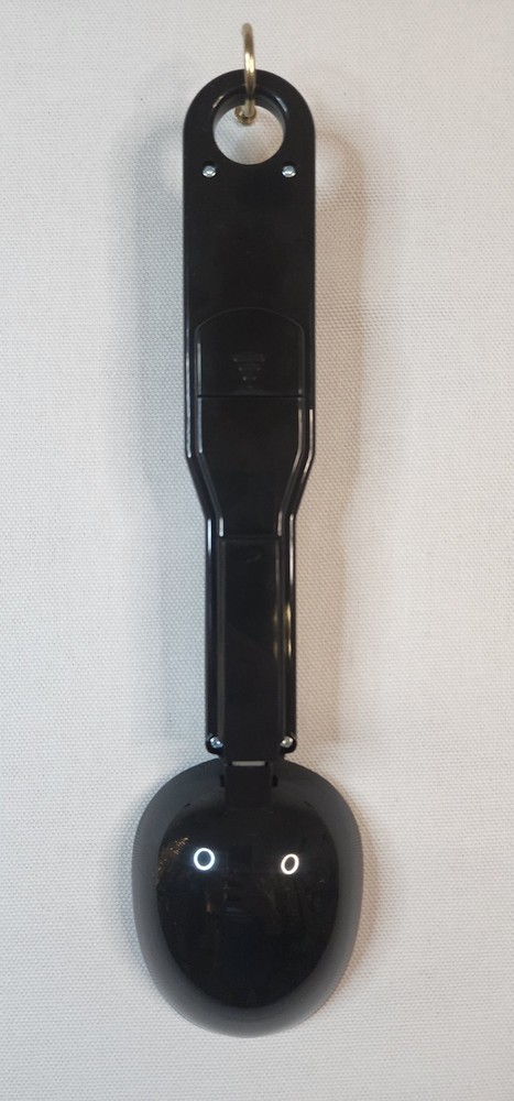 Black Kitchen Spoon Scale LCD Display Digital Measuring Battery Included!