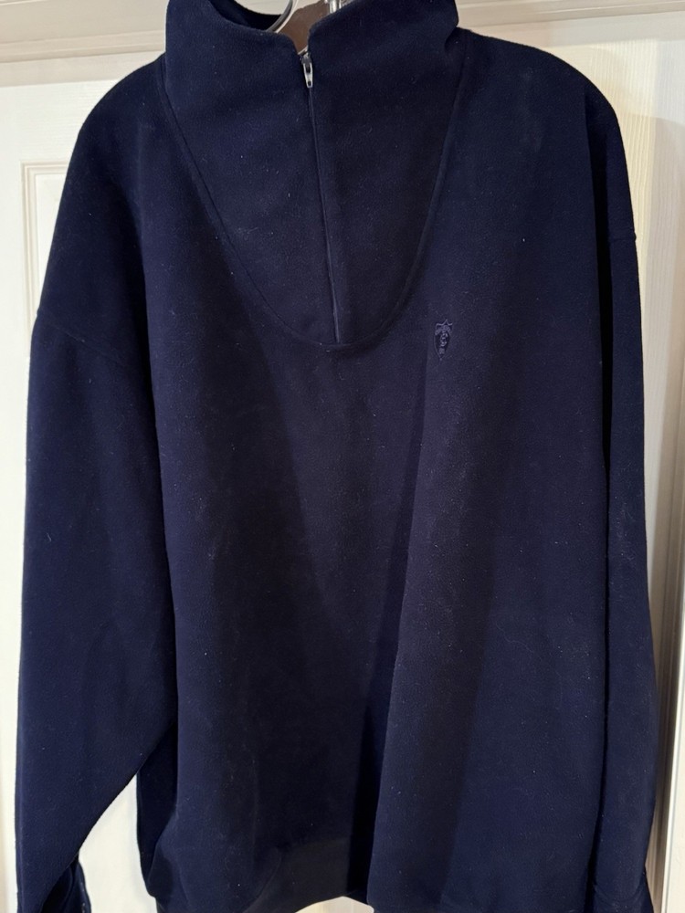 Zero Restriction Windproof Golf 1/4 Zip Pullover XXL Navy Blue