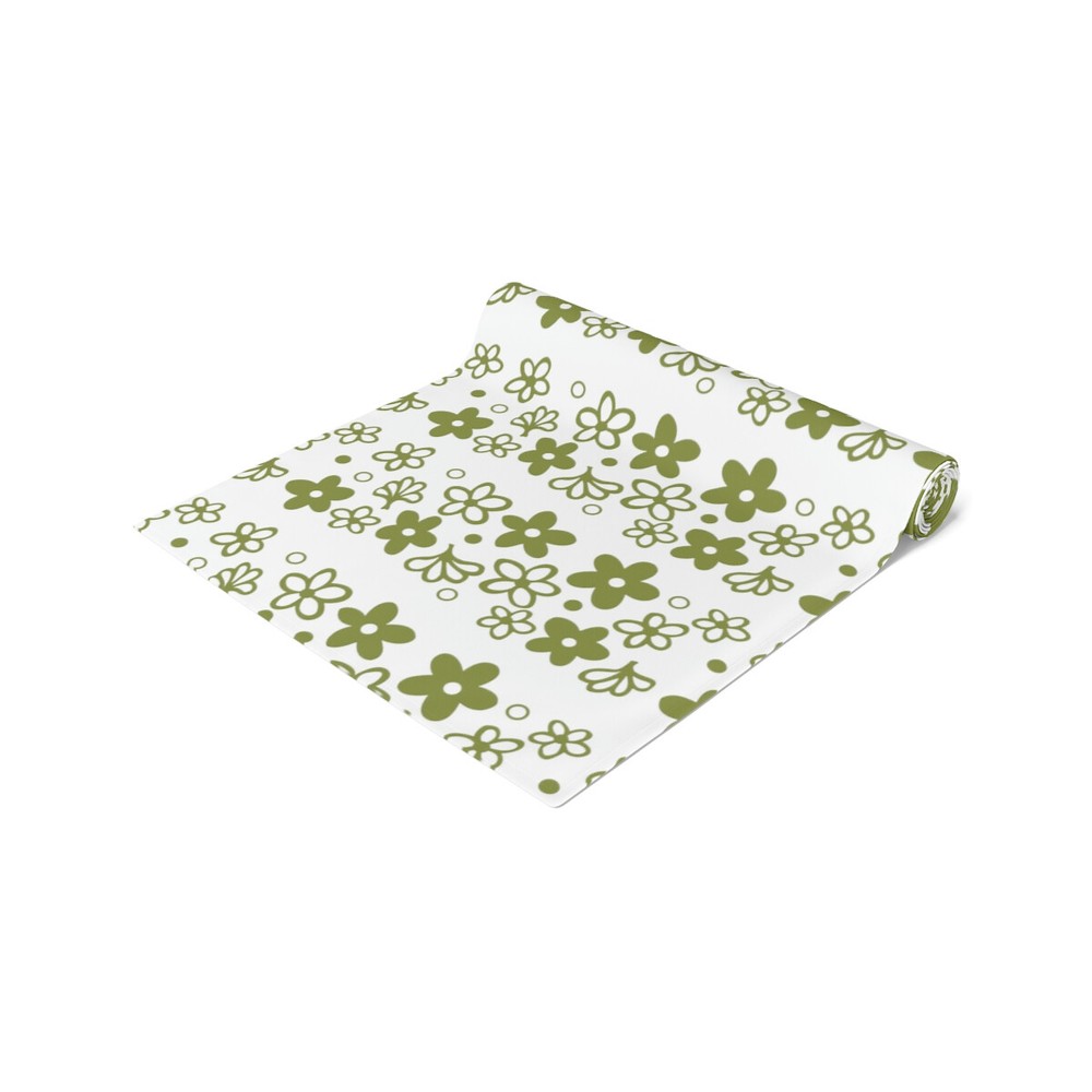 Spring Blossom Pyrex inspired Table Runner (Cotton, Poly)