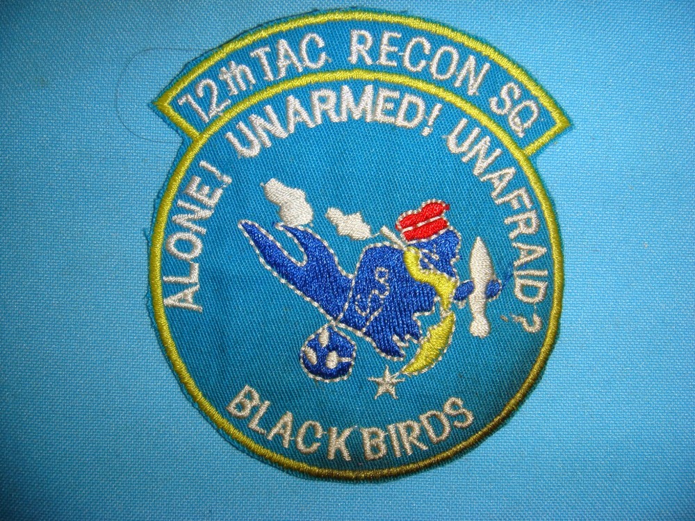 VIETNAM WAR PATCH, US 12th TACTICAL RECONNAISSANCE SQUADRON