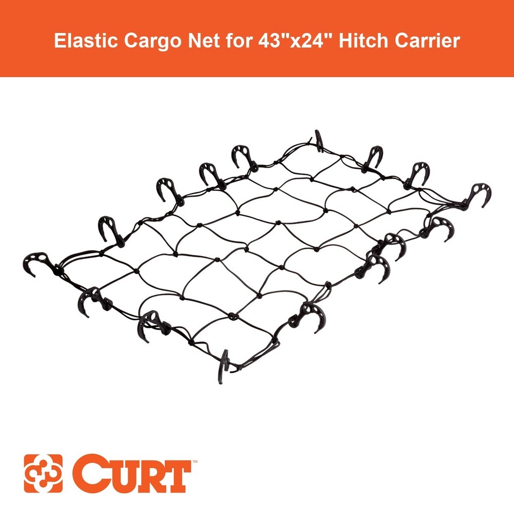 43" x 24" Elastic Cargo Net for Hitch Carrier