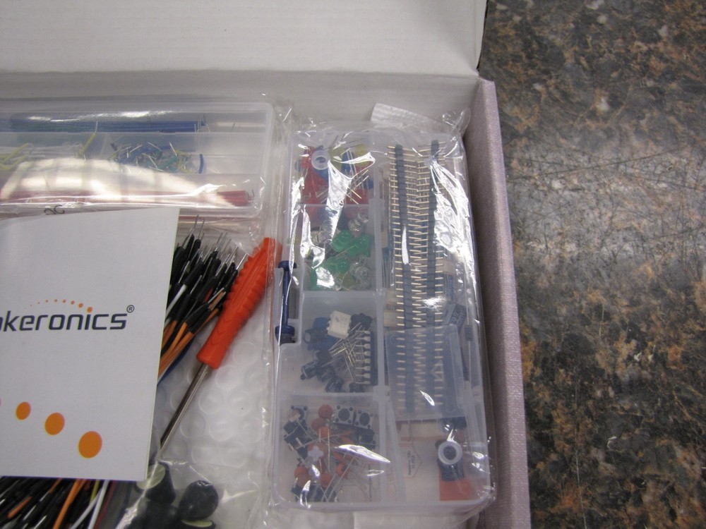 Makeronics Electronic Component Fun Kit Arduino Raspberry Pi - NEW in box