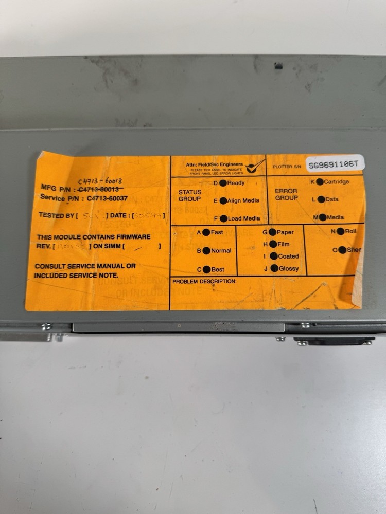 C4713-60013 Electronics module HP DesignJet Mainboard, PSU, connectors, fan
