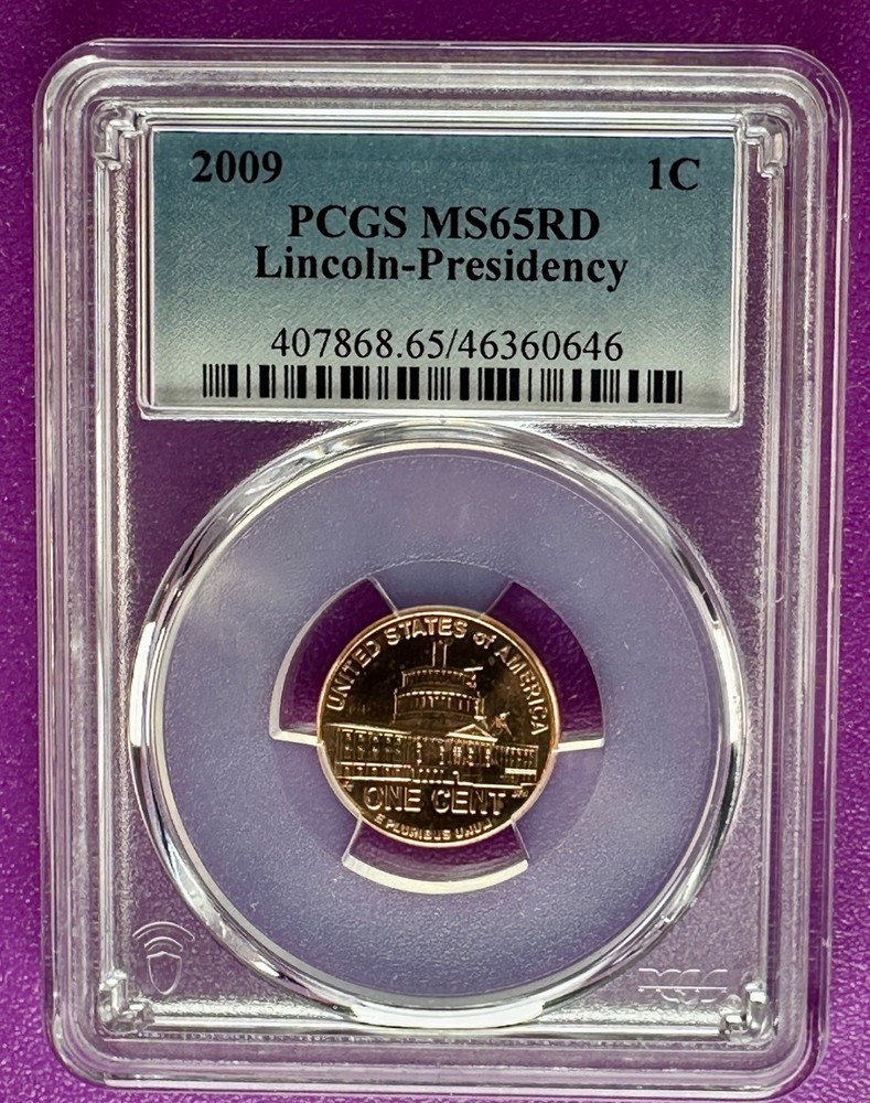 2009 1c Lincoln Presidency Cent  PCGS MS65RD (646)