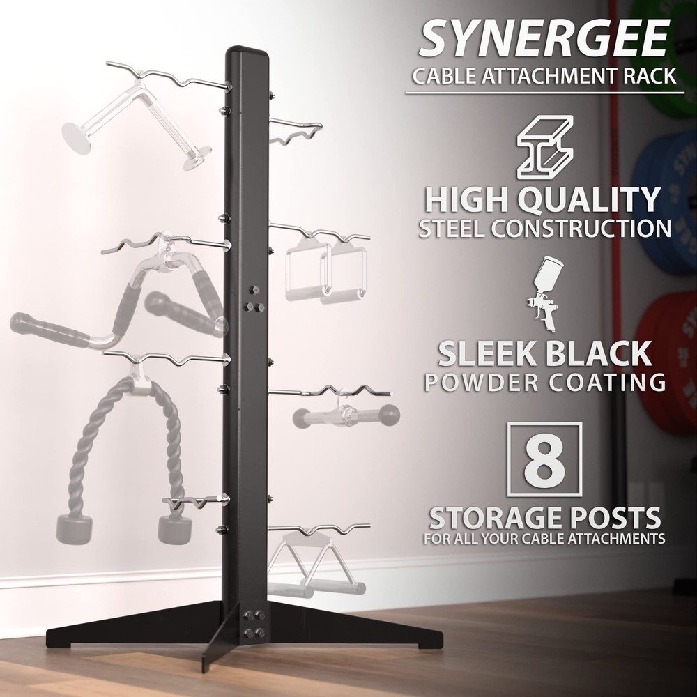 Synergee Cable Attachment Rack. Free-Standing or Wall Mounted Storage Rack. M...