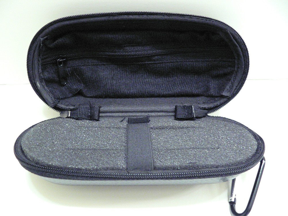 Fimo Covered Turkish Meerschaum Miniature Pipe - BLUE w/ Zippered Case