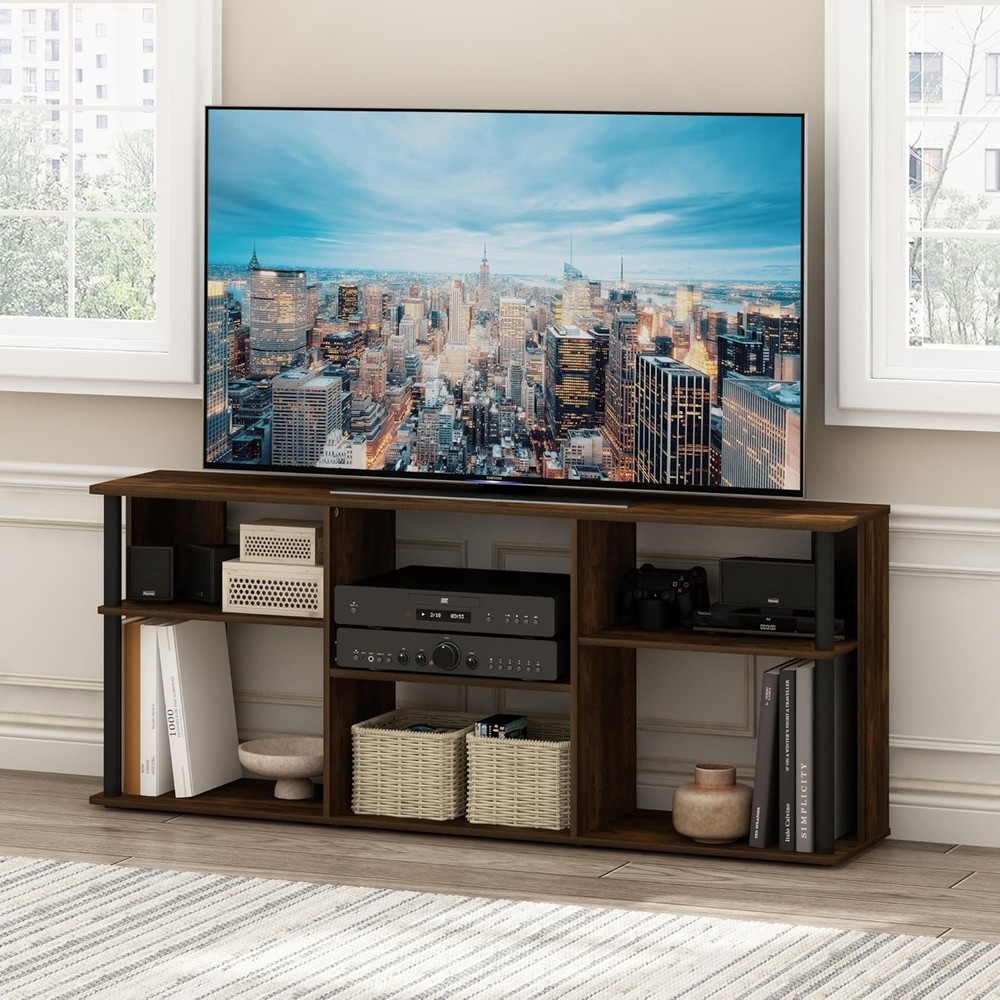 Econ TV Stand Entertainment Center Espresso