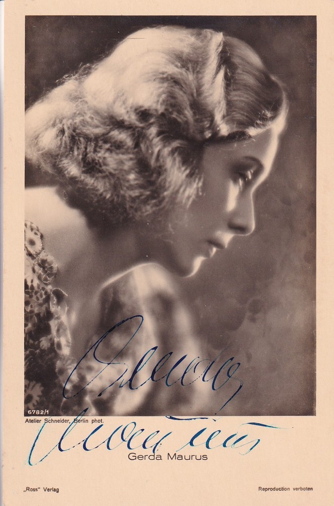Gerda Maurus-Ross-Verlag No. 6782/1-original signed