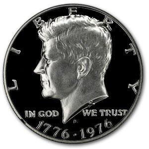 1976 S 40% Silver Kennedy Bicentennial Half Dollar US Mint Gem Proof