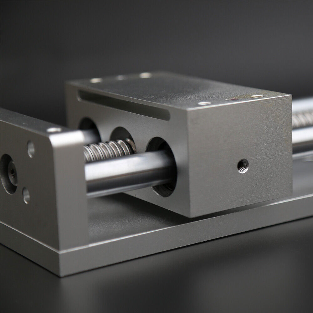 Manual Cross Sliding Table 200MM Linear Rail Slide Stage Actuator Table CNC Mill