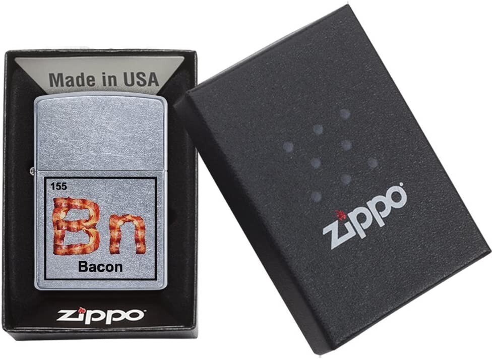 Zippo Bacon Element Street Chrome 29070