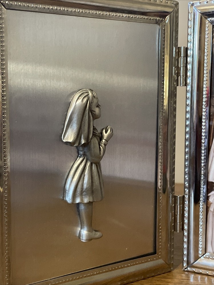 First Communion Girl Double Picture Frame