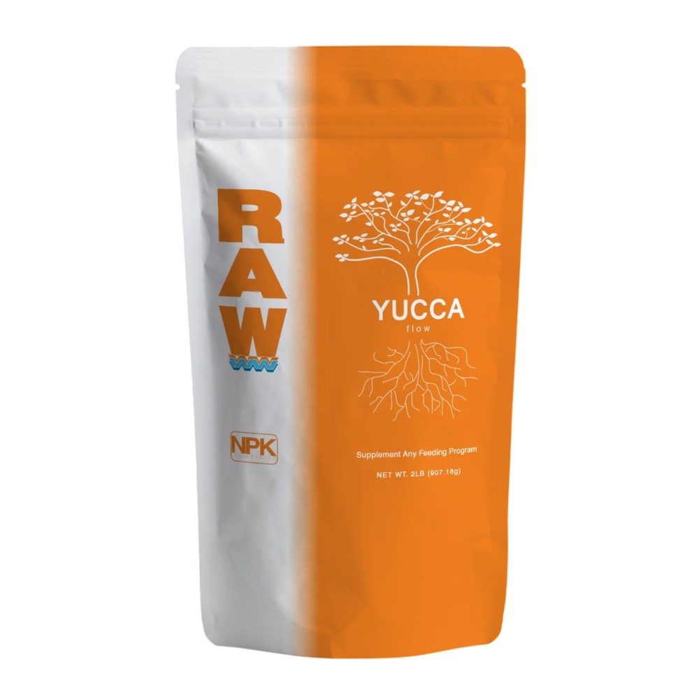 RAW Yucca Flow Water-Soluble Soil Amendment for Nutrient Absorption, 2lbs