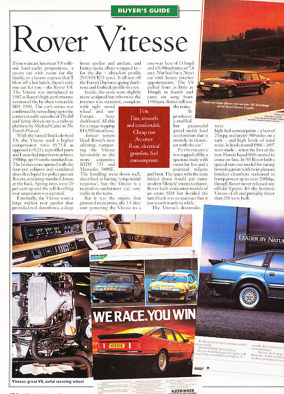Rover Vitesse - Classic Article D192