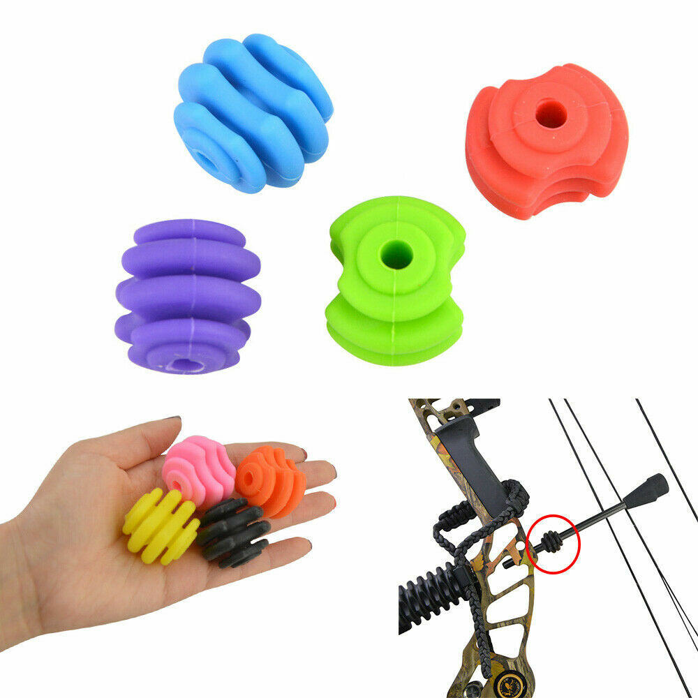 Compound Bow Stabilizer Ball String Stop Bracket Suppressor Damper Archery Hunt