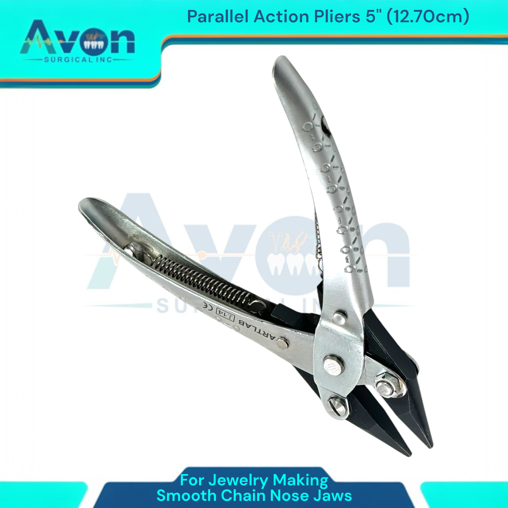 Parallel Action Pliers with Adjustable Nylon Jaws + Smooth Chain Nose (2PK)