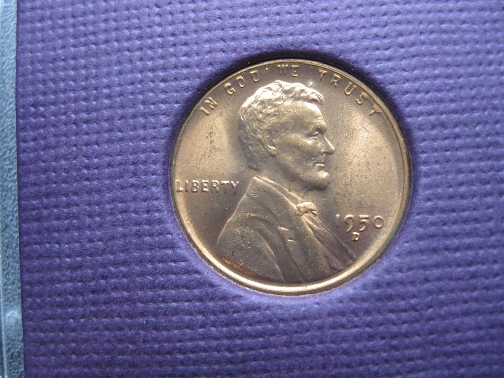 1950 D US Silver Mint Set Brilliant Uncirculated!