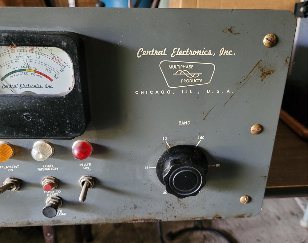 Central Electronics 600L Broadband Linear RF Amplifier Rare! READ EVERYTHING