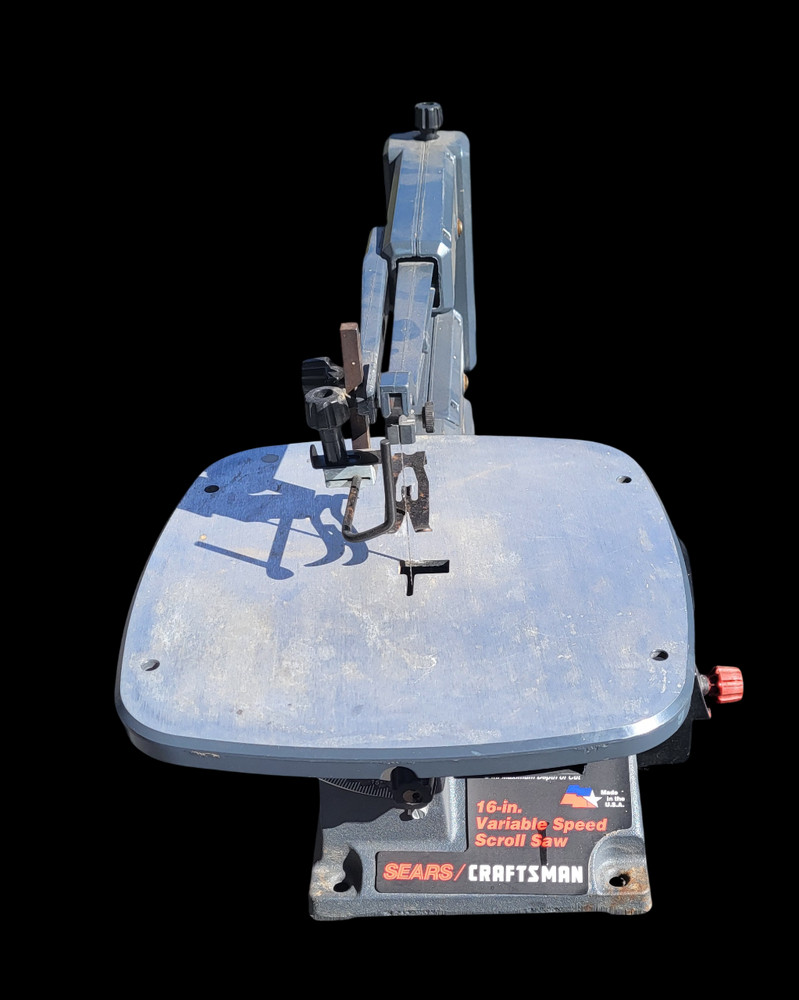 Vintage Sears Craftsman 16" Variable Speed Scroll Saw with Blades & Manual