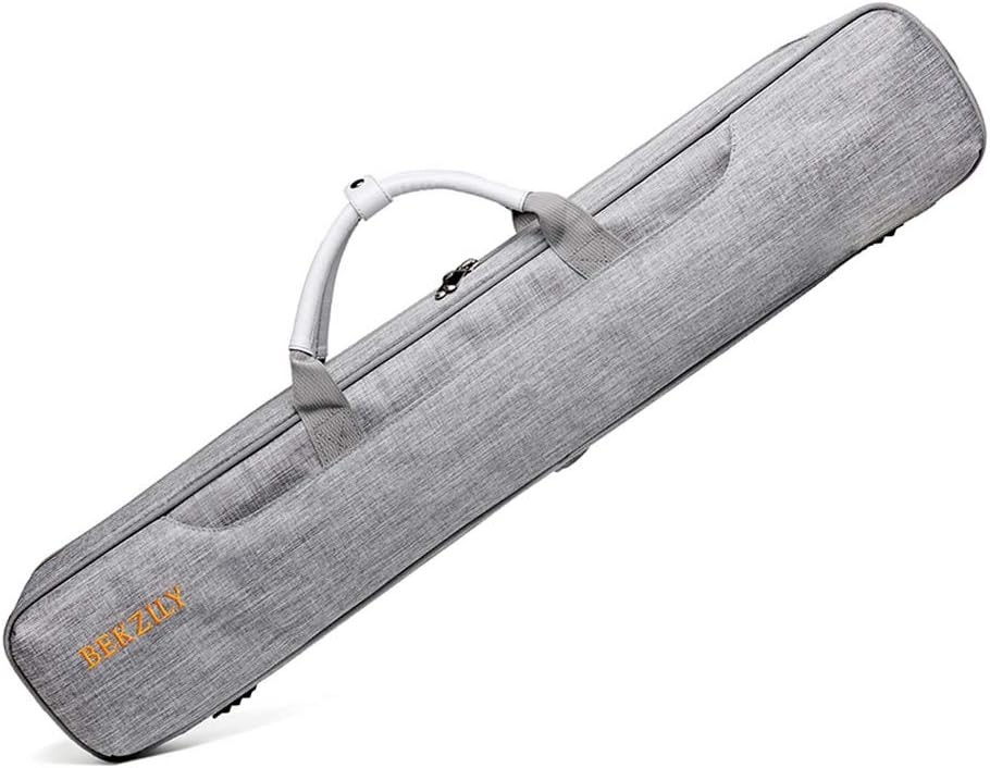 Soft Pool Cue Case – 3 Butt 4 Shaft Organizer with Adjustable Strap