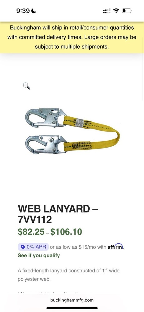 Buckingham Buck 7vv112