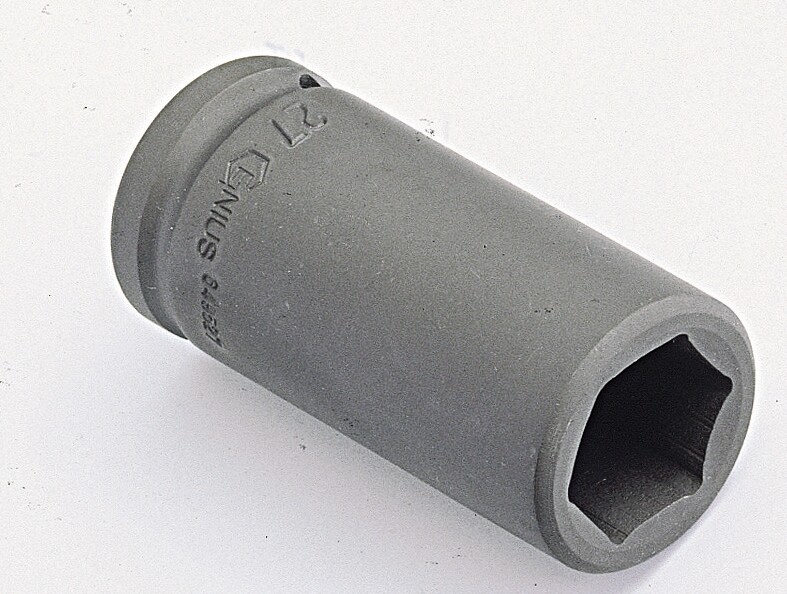 Genius Tools 3/4" Dr. 22mm Deep Impact Socket (CR-Mo) - 649522