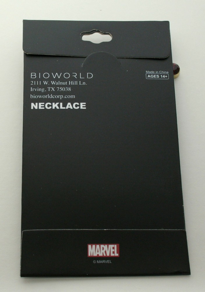 Marvel Comics Avengers Infinity War Thanos Stone Gauntlet Necklace New MIP
