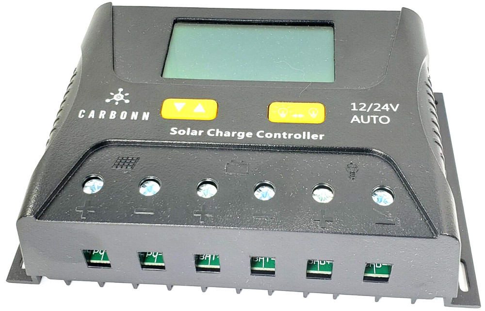 CARBONN Solar Charge Controller 40 AMPS 12-24V Solar Charger Controller Module