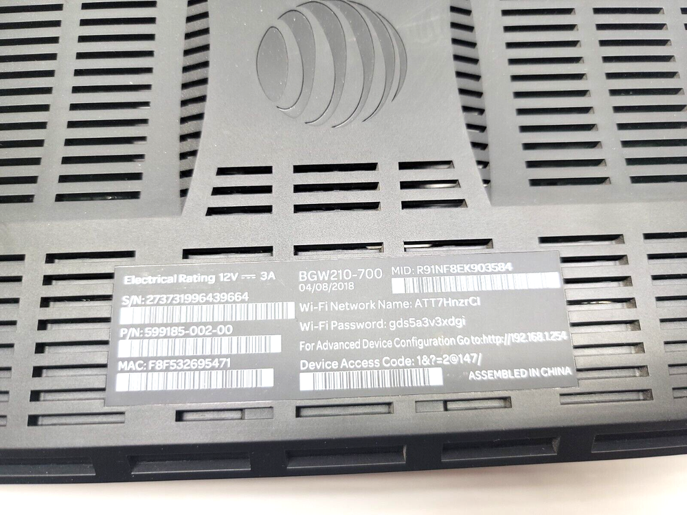 AT&T ARRIS BGW210-700