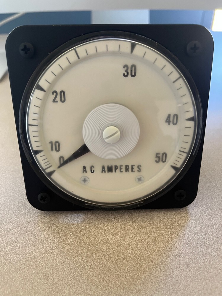 GENERAL ELECTRIC AB40 AC AMMETER 222